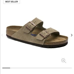 Birkenstock Arizona sz 41 (10). Soft footbed. Taupe